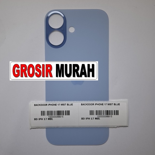 Backdoor iPhone 17 OEM Mist Blue housing belakang