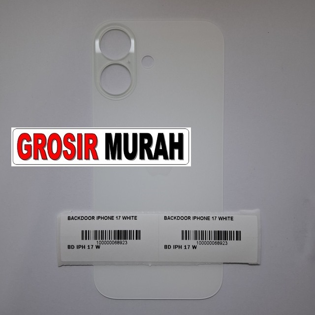 Backdoor iPhone 17 OEM White housing belakang