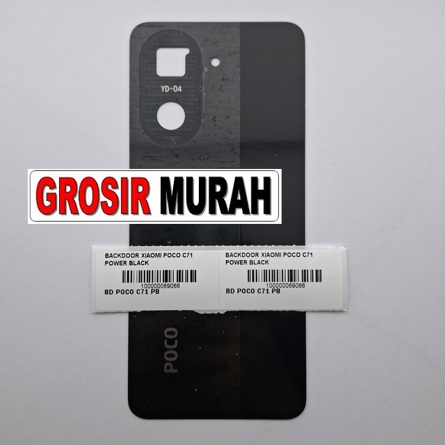 Backdoor Xiaomi Poco C71 Power Black