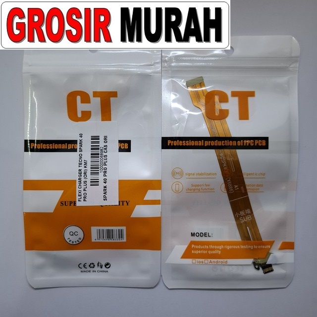 Flexi Charger Tecno Spark 40 Pro Plus Ori KM7
