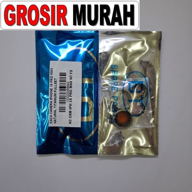 Kaca kamera iPhone 16 Pro Max Natural Titanium fullset
