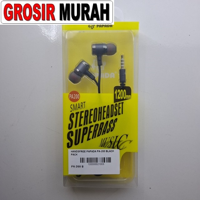 Handsfree Papada PA-200 Black Pack