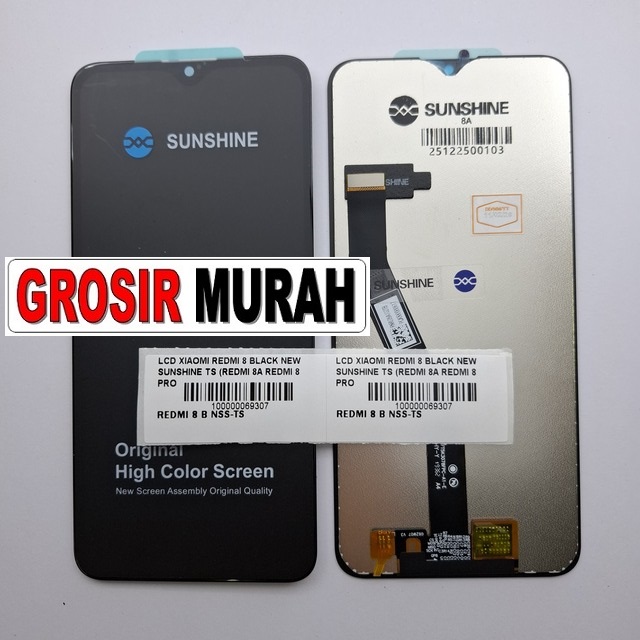 LCD Redmi 8 New Sunshine Black Redmi 8A Redmi 8 Pro