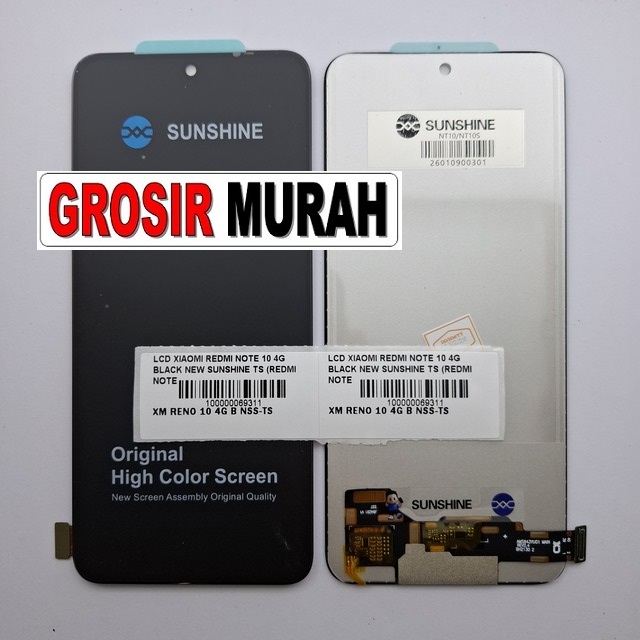 LCD Redmi Note 10 4G New Sunshine Black Redmi Note 10S Poco M5S