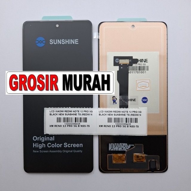 LCD Redmi Note 12 Pro 5G New Sunshine Redmi Note 12 Pro Plus 5G Poco X5 Pro 5G Black