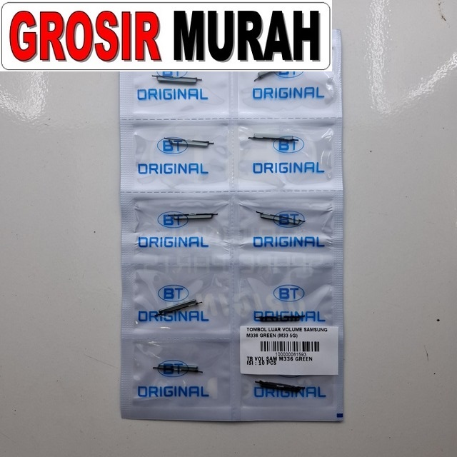 Tombol Luar Volume Samsung M336 M33 5G Green