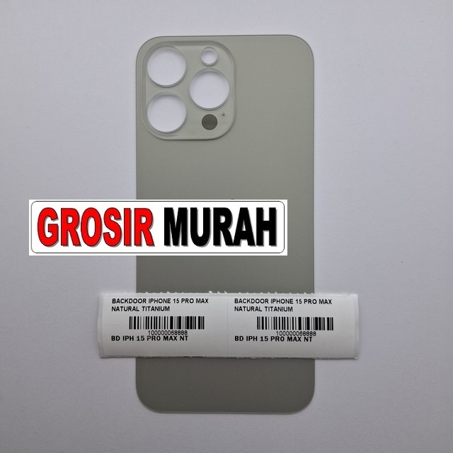 Backdoor iPhone 15 Pro Max Natural Titanium
