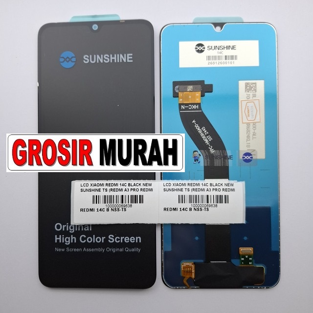 LCD Xiaomi Redmi 14C New Sunshine Redmi A3 Pro Redmi A4 5G Poco C75 4G 5G Poco M7 5G Black