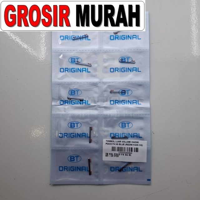 Tombol Luar Volume Xiaomi Poco F4 5G Blue Redmi K40S 5G