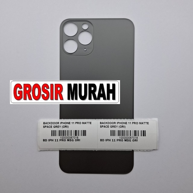 Backdoor iPhone 11 Pro Matte Space Grey Ori