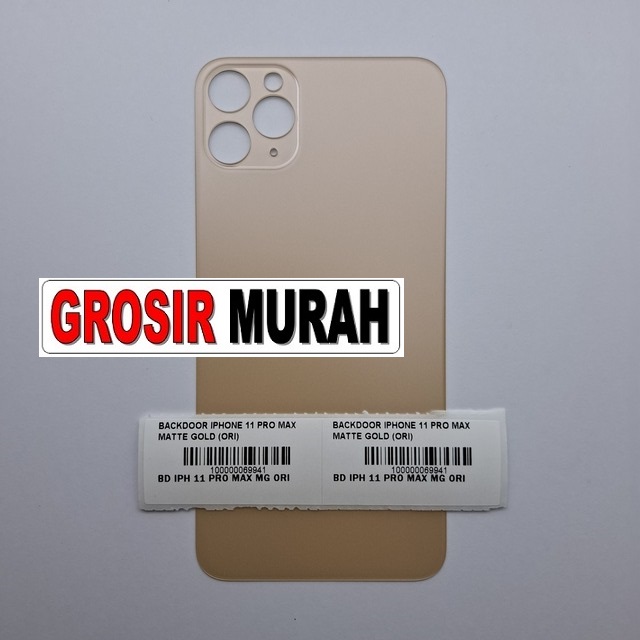 Backdoor iPhone 11 Pro Max Matte Gold Ori