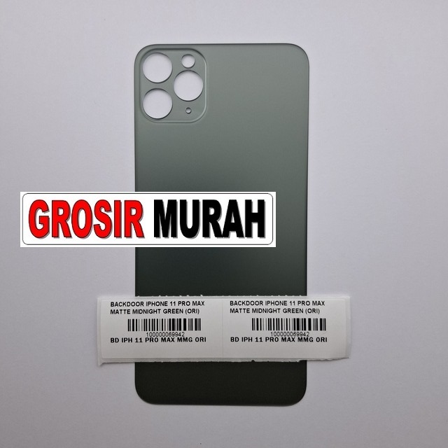 Backdoor iPhone 11 Pro Max Matte Midnight Green Ori