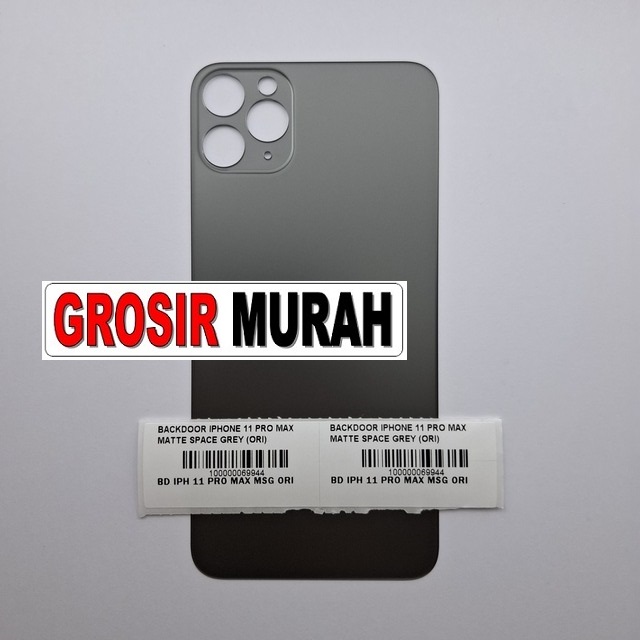 Backdoor iPhone 11 Pro Max Matte Space Grey Ori
