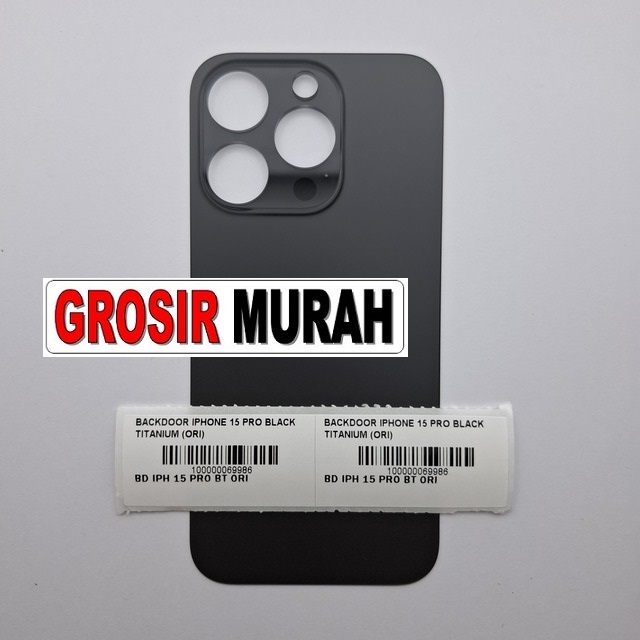 Backdoor iPhone 15 Pro Black Titanium Ori