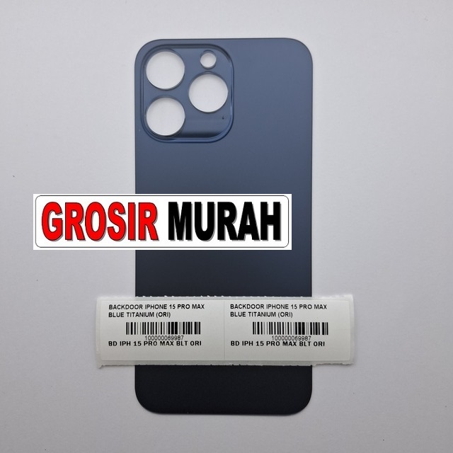 Backdoor iPhone 15 Pro Max Blue Titanium Ori
