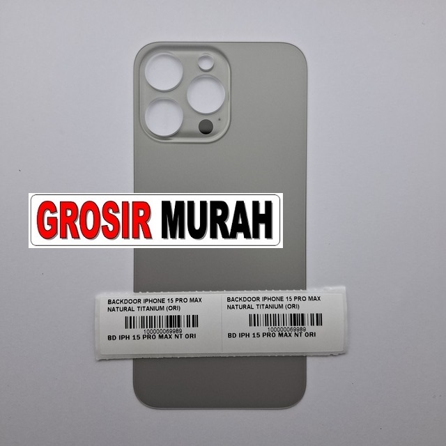 Backdoor iPhone 15 Pro Max Natural Titanium Ori
