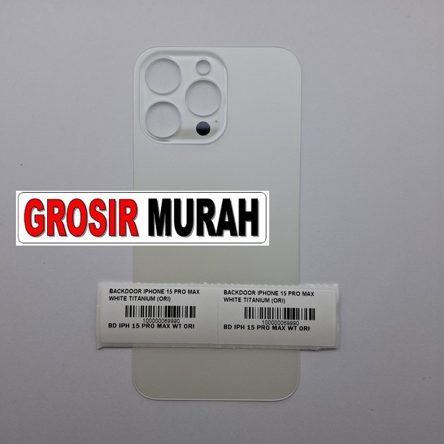 Backdoor iPhone 15 Pro Max White Titanium Ori