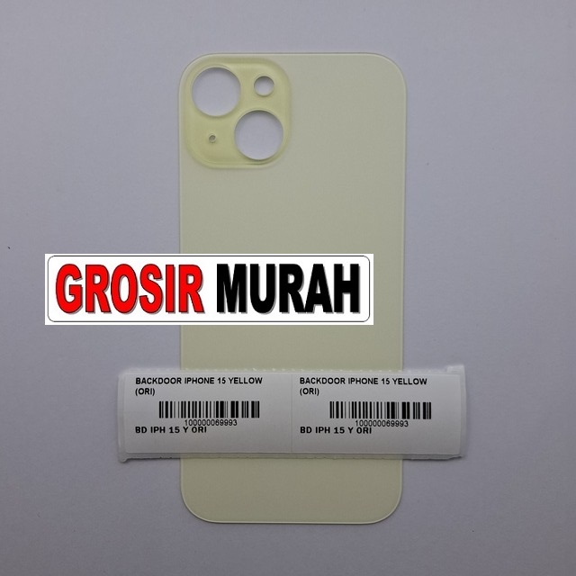 Backdoor iPhone 15 Yellow Ori