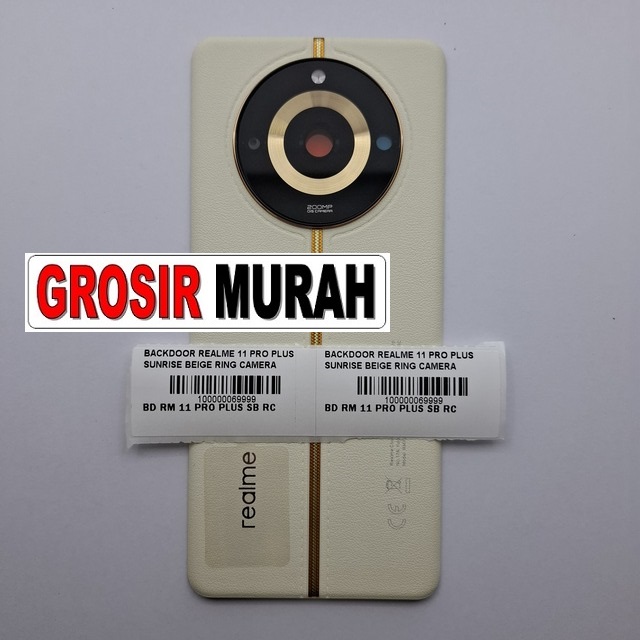 Backdoor Realme 11 Pro Plus Ring Camera Sunrise Beige