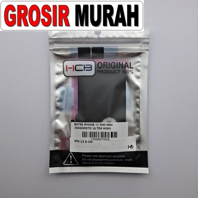 Batre iPhone 13 Diagnostic Ultra High 3560 mAh