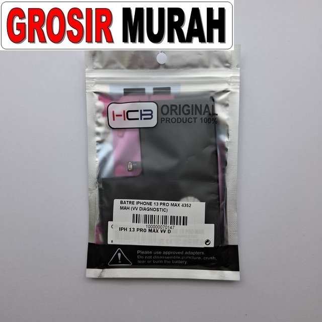 Batre iPhone 13 Pro Max Vv Diagnostic