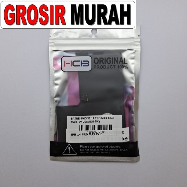 Batre iPhone 14 Pro Max Vv Diagnostic