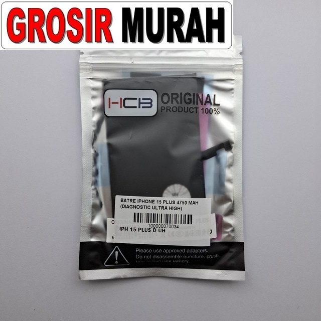 Batre iPhone 15 Plus Diagnostic 4750 mAh