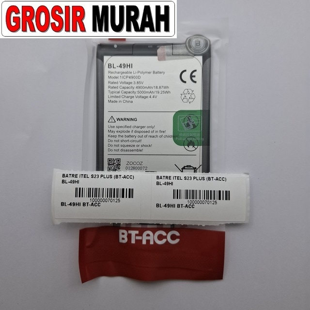Batre Itel S23 Plus BT-ACC BL-49HI