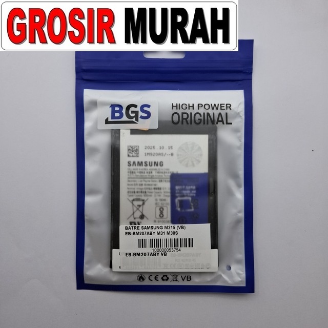Batre Samsung M215 VB Eb-Bm207Aby M31 M30S