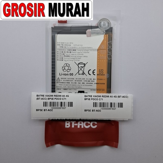 Batre Redmi A5 4G Bt-Acc Bp5E Poco C71
