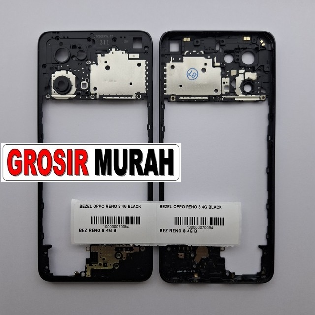 Bezel Oppo Reno 8 4G Black