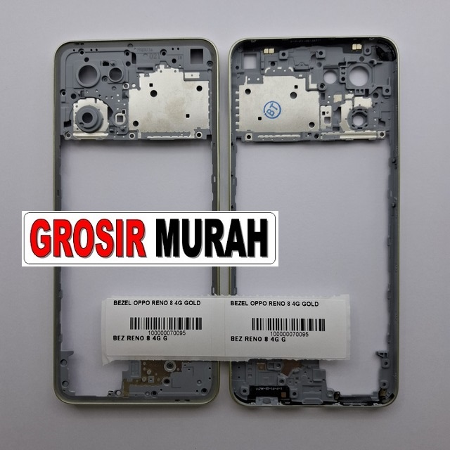 Bezel Oppo Reno 8 4G Gold