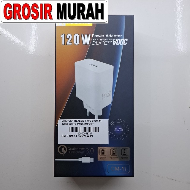 Charger Realme Type C CM-11 120W White Pack Import