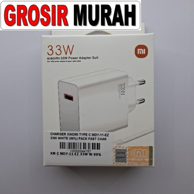 Charger Xiaomi Type C Mdy-11-Ez 33W