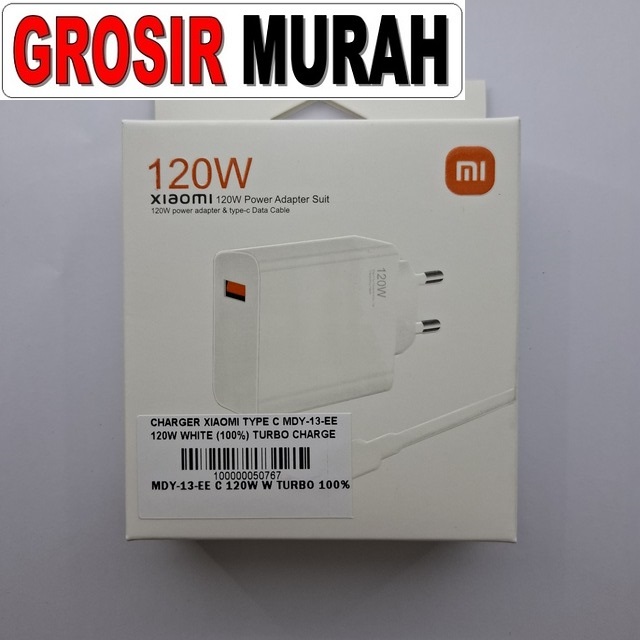 Charger Xiaomi Type C MDY-13-EE 120W Ori Turbo Charge