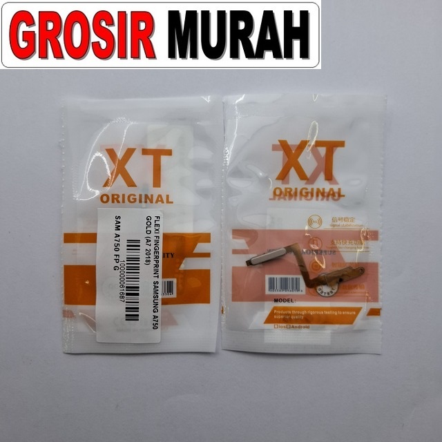Flexi Fingerprint Samsung A750 Gold A7 2018
