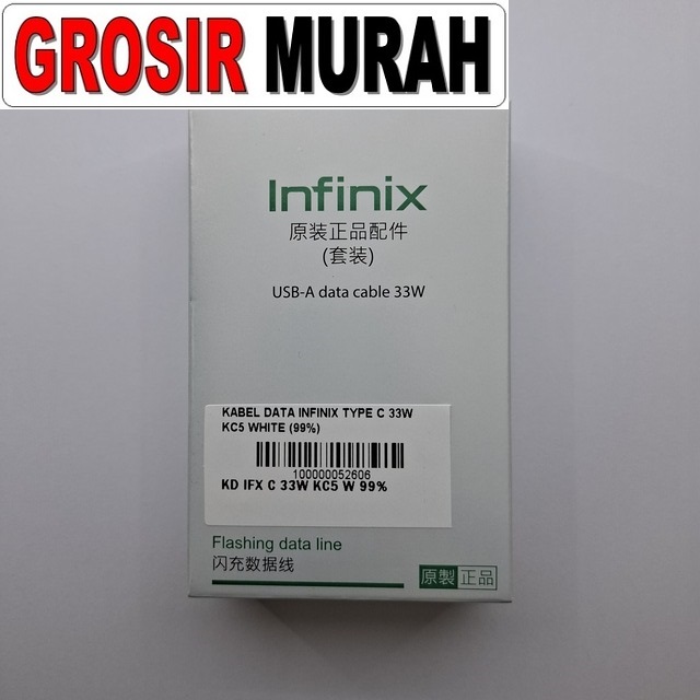 Kabel Data Infinix Type C 33W Kc5
