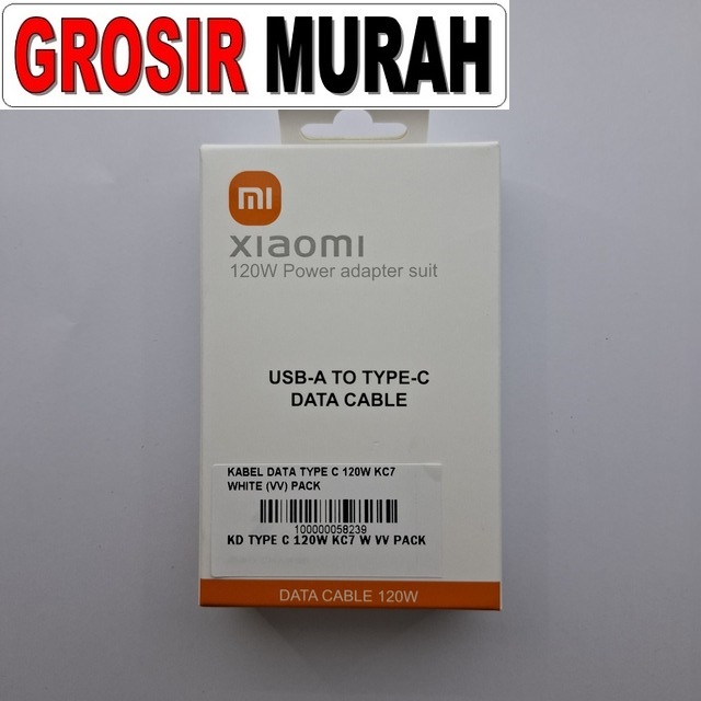 Kabel Data Type C 120W KC7 VV