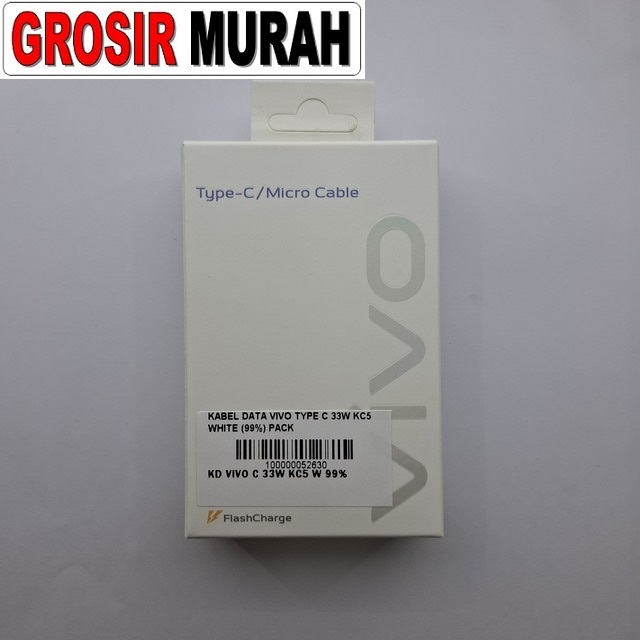 Kabel Data Vivo Type C 33W Kc5 White