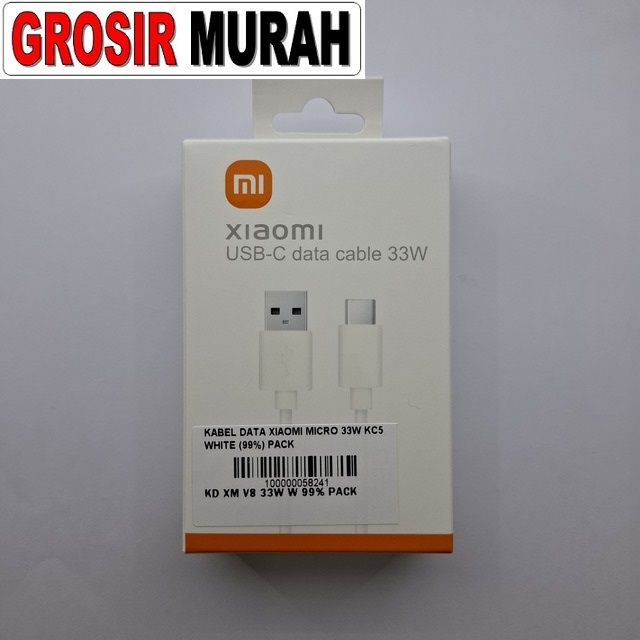 Kabel Data Xiaomi Micro 33W Kc5 White