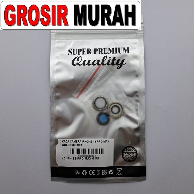 Kaca Kamera iPhone 13 Pro Max Fullset Gold