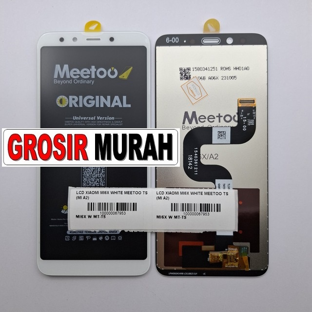 LCD Xiaomi Mi6X Meetoo Mi A2 White