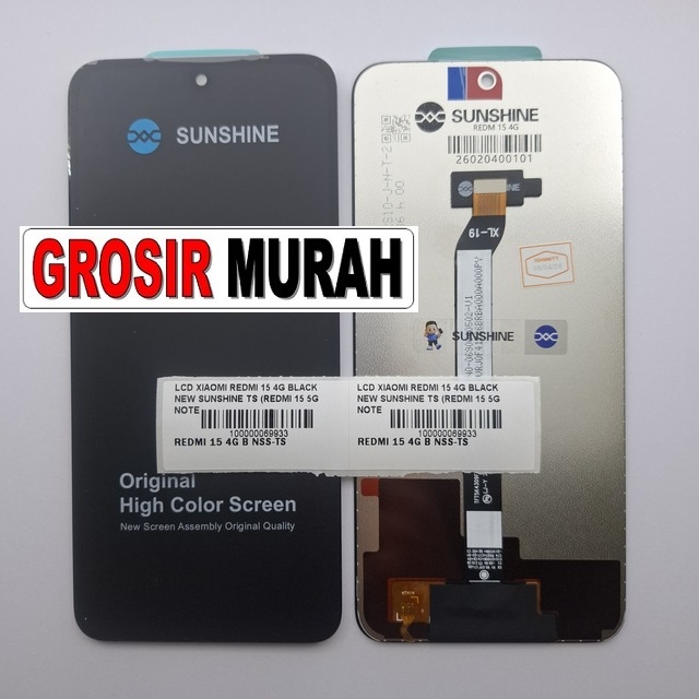 LCD Xiaomi Redmi 15 4G New Sunshine Redmi 15 5G Note 15R Poco M7 M7 Plus Black