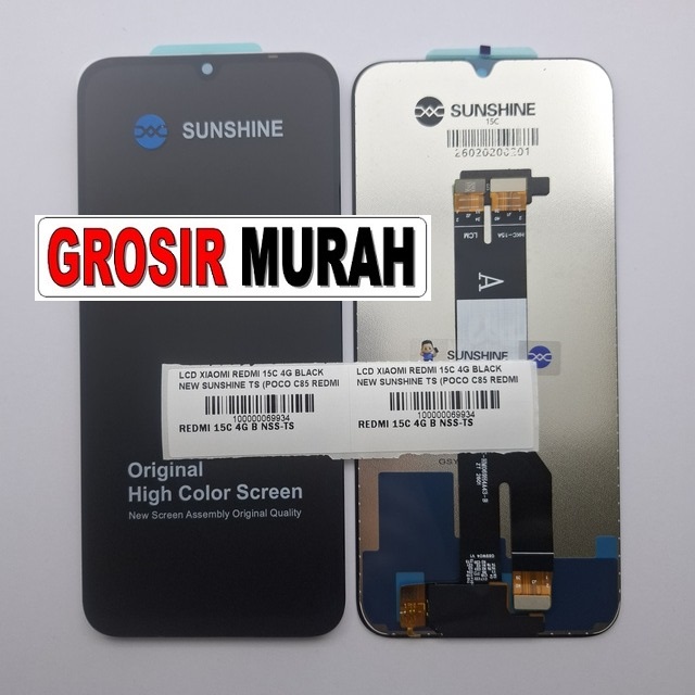 LCD Xiaomi Redmi 15C 4G New Sunshine Poco C85 Redmi 15C 5G Black