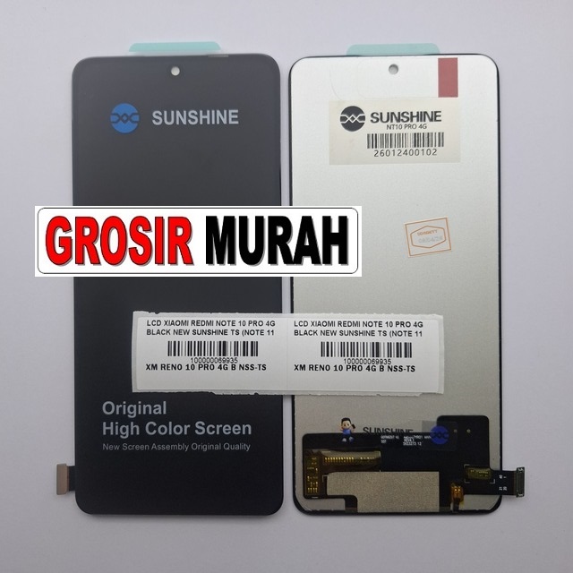 LCD Redmi Note 10 Pro 4G New Sunshine Note 11 Pro 4G 5G Note 11 Pro Plus Black