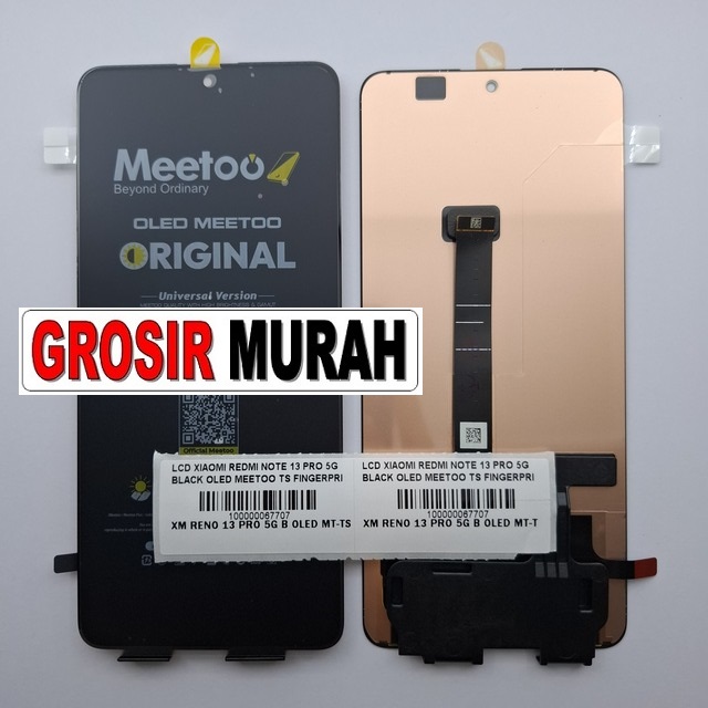 LCD Redmi Note 13 Pro 5G OLED Meetoo Fingerprint Poco X6 Black