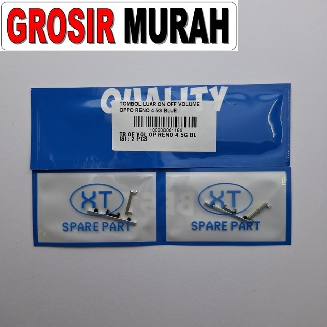 Tombol Luar On Off Volume Oppo Reno 4 5G Blue