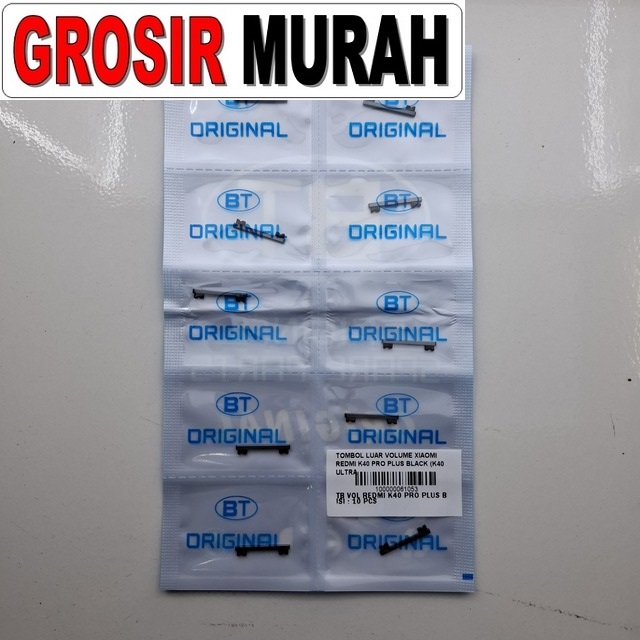Tombol Luar Volume Redmi K40 Pro Plus Black K40 Ultra Poco F3 GT
