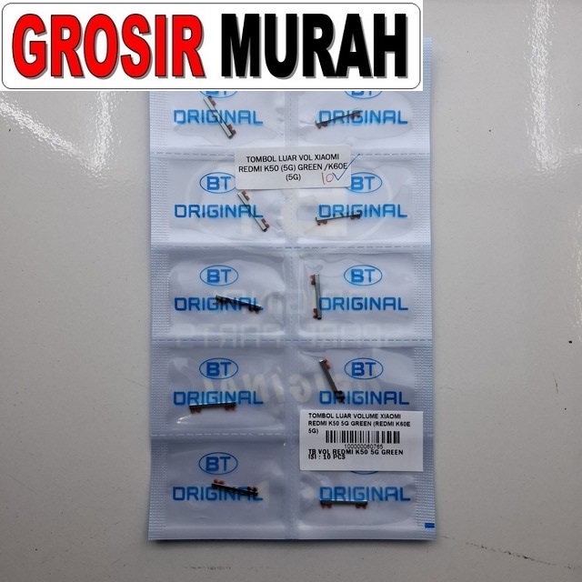 Tombol Luar Volume Redmi K50 5G Green Redmi K60E 5G
