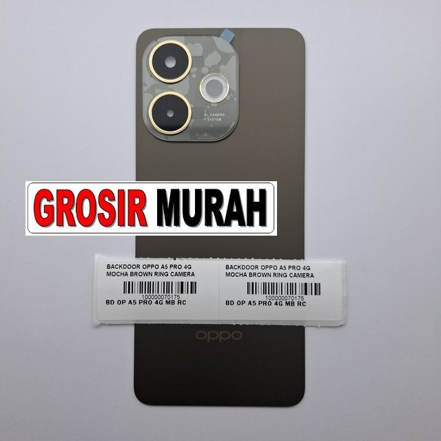 Backdoor Oppo A5 Pro 4G Mocha Brown Ring Camera